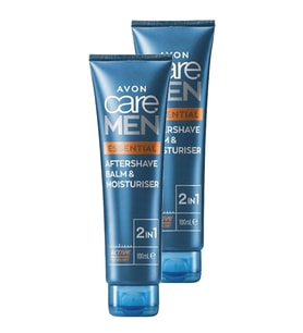 Avon Care Men Essential 2 si 1 Arada Tıraş Sonrası Balmı ve Nemlendiricisi 100 Ml. İkili Set