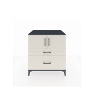 Kronos Şifonyer 2 Raflı 2 Çekmeceli 2 Kapaklı 88x59x96 Antrasit-Aytaşı