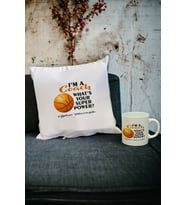 Coach Kupa Bardak ve Yastık Set (Beyaz)