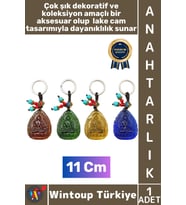 #Hediye Hediyelik Dekoratif Aksesuar Figür Koleksiyon Kırılma Çizilmeye Dayanıklı Lake Cam Uyanış Ay