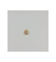 Cerrahi Çelik Gold Baget Taşlı Küpe Tragus Helix Kıkırdak Piercing