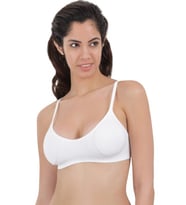 BEYAZ MI Emay 4020 Pedli İnce Askılı Büstiyer