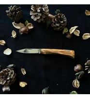 Sürmene El Yapımı Geyik Boynuzundan Çelik çakı SRM1008