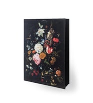 Bam 14,8x21 Lastikli Defter Siyah Yaprak-I Dream My Painting and I Paint My Dream