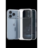 iPhone 17 Pro Max Lüx Şeffaf Silikon - Şeffaf