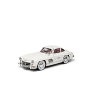 Mercedes SL300 Gullwıng 1:24 Diecast Metal Araba Koleksiyon Sesli Işıklı Krem