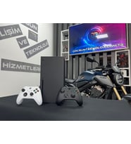 Microsoft Xbox Series X 1 TB SSD Siyah Beyaz Çift Kol Kutusuz (İKİNCİ EL)