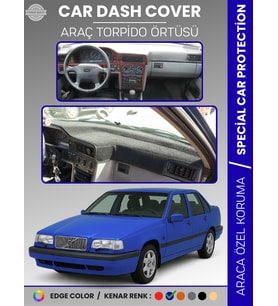 VOLVO 850 (1991-1997) Torpido Örtüsü Ön Göğüs Koruma Torpido Koruma Tam Uyum Araca Özel UV Koruma