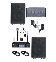 Lastvoice Elit Plus Paket-2 Profesyonel Ses Sistemi Mikser Amfi Hoparlör Mikrofon