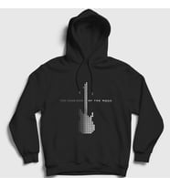 Presmono Unisex Siyah Guitar Pink Floyd Kapüşonlu Sweatshirt 76590tt