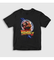 Presmono Unisex Çocuk Siyah Clock Film Geleceğe Dönüş Back To The Future T-Shirt 242948tt