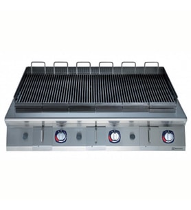 Electrolux Professional Powergrill-gazlı Set Üstü Hp Barbekü, Geniş Tip, Pişirme Yüzeyinde Max.350°c Sıcaklık, Döküm Izgaralı, Radyan Isıtma, Paslanmaz Brulörlü - 1200 Mm E9GRGLGC0P