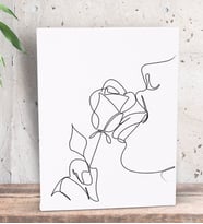 BK Gift Yatak Odası Konseptli  Dekoratif Mini Kanvas Tablo 15x20cm-36