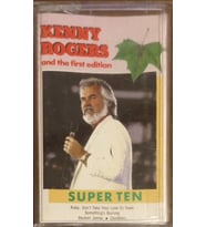 (Plak Değildir KASET tir) Kenny Rogers And The First Edition Süper Ten Kaset