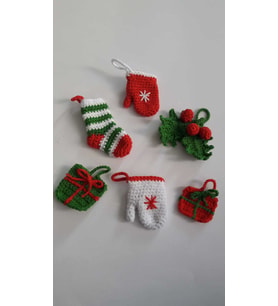 Yılbaşı Süsleri Amigurumi Organik Oyuncak