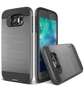 Verus Galaxy S6 ile Uyumlu Case Verge Kılıf Steel Silver
