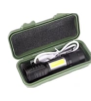 Wison ws-5454 Taktik el feneri USB şarj edilebilir kamp feneri COB zumlanabilir mini taşınabilir el