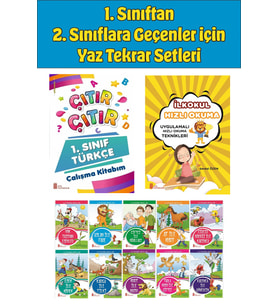 1.Sınıftan 2.Sınıfa Geçenler İçin  Hızlı Okuma ile Çıtır Türkçe Çalışma Kitabım+10 lu Hikaye Seti 3