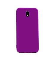 Galaxy J3 Pro Kılıf Kamera Çıkıntılı Soft Silikon (Mor)