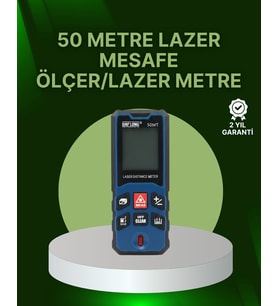 50 Metre Mesafe Ölçer Profesyonel Dijital Ölçüm - Lisinya