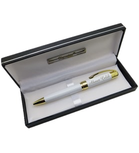 Signator® M576 Beyaz Altın Tükenmez Kalem  İsme Özel Kalem  Hediyelik Kalem (Karışık)
