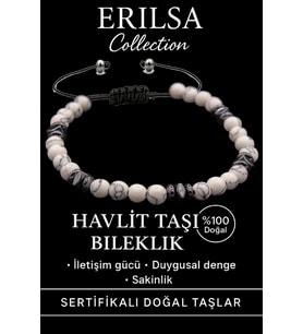 Sertifikalı Fasetli AAA+ Terahertz ve Havlit Taşı Bileklik – İnce Model Denge ve Huzur (Çok Renkli)