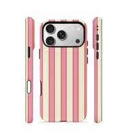 iPhone 17 Pro Max Vorian Çift Katmanlı Kılıf Sunset Candy Stripe