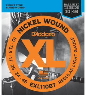 D'Addario EXL110BT XL Nickel Serisi Elektro Gitar Tel Seti (10-46 - Nickel Wound)