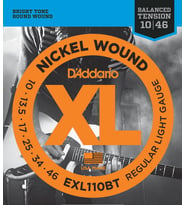 D'Addario EXL110BT XL Nickel Serisi Elektro Gitar Tel Seti (10-46 - Nickel Wound)