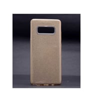 Samsung Galaxy Note 8 Uyumlu Kılıf Zore Shining Silikon (Gold)