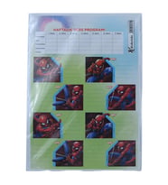 K.Color 3 lü Spiderman Okul Etiketi