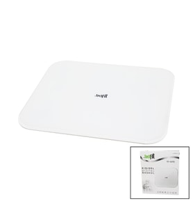 GİZLİ EKRAN -SOFT BEYAZ CAM ZEMİN DİJİTAL BASKÜL TERAZİ 180KG SENSÖR -LED EKRAN -ODA℃ TF-1070 (5343)