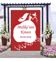 İsme Özel Kına Gecesi Pano