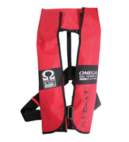 ŞİŞME CANYELEĞİ OMEGA 290N,  ISO 12402-2, OTOMATİK EKİPMANLI, YETİŞKİN