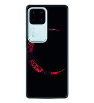 Vivo V30 Kılıf Silikon Desen Özel Seri Red Moons 1747