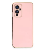 One Plus 9 Kılıf Volet Silikon - Pembe