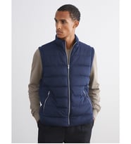 LCW Vision Mavi Slim Fit Dik Yaka Erkek Şişme Yelek