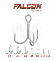 Fujin Falcon Süper Anti-Rust 6 Adet Üçlü İğne 4 no