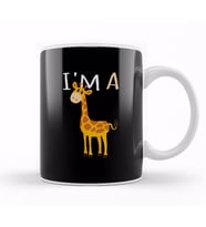 I m A Giraffe Cute Baby Giraffe Adorable Animal Kupa Bardak Porselen