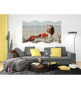 DENİZ KIZI MDF TABLO-1732 MODEL-B