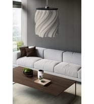 Modern Sarkıt  Tekli Avize Krema Serisi ( 23x27 cm )Salon Mutfak Oturma Odası Cafe Bar (Petrol)