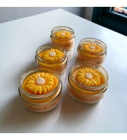 Studio Moon's Vanilya Kokulu Papatya Mum %100 Doğal Soya Wax Mumu