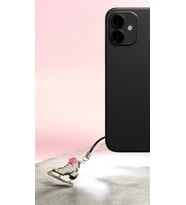 Miyuki Boncuk El Yapımı Buz Pateni Telefon Çarmı - Charm 3