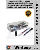 #Kalem Premium Kaliteli Özel Tasarım Karakterli Okul Ofis Hediyelik Akıcı Anime Figür Tükenmez Kalem