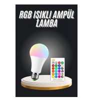 Mey İthalat® Ambiyans Aydınlatma RGB Led Lamba Kumandalı Renk Değiştirebilen