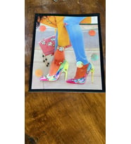 3 BOYUTLU TAŞLI PUL PAYETLİ ARMA DİKİŞ APLİKE 23X19 CM