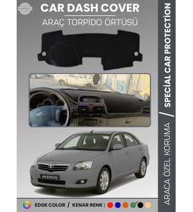 TOYOTA AVENSİS T250 (2003-2008) EKRANLI Torpido Örtüsü Ön Göğüs Halı Torpido Koruma Tam Uyum