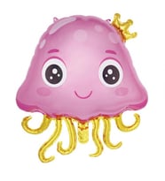 Deniz Anası Pembe Folyo Balon  60 cm