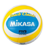 Mikasa Bv543C-Vxb-Ysb Sent. Deri Plaj Voleybol Topu (Beyaz-Mavi)