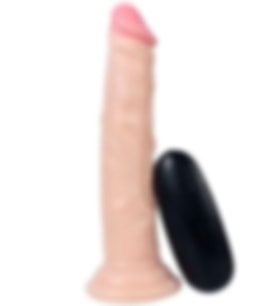 Konyax Gerçekçi Testissiz Titreşimli 18,5 cm Dildo
